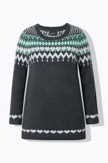 Moda za polnejše Pulover dugih rukava plus velikost, xxl, Ulla Popken in Johann Popken (JP1880)