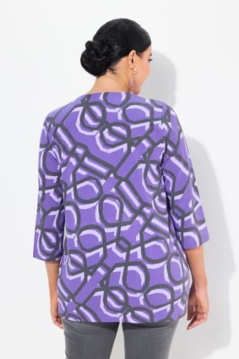 Moda za polnejše Majica 3/4 rukava plus velikost, xxl, Ulla Popken in Johann Popken (JP1880)