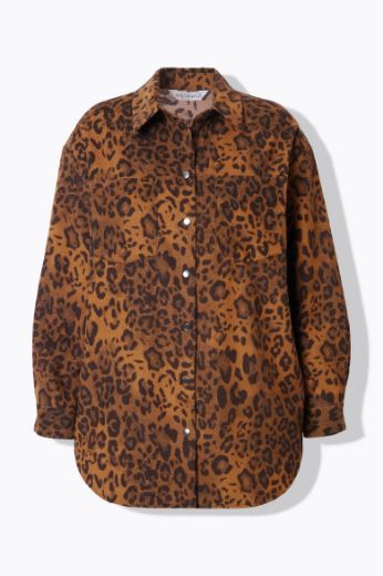 Moda za polnejše Košulja dugih rukava s leopard uzorkom plus velikost, xxl, Ulla Popken in Johann Popken (JP1880)