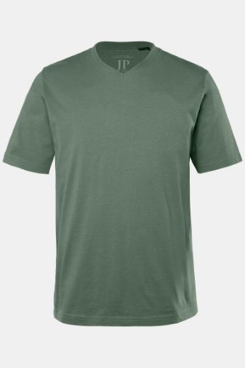Moda za polnejše Majica Basic V ovratnik plus velikost, xxl, Ulla Popken in Johann Popken (JP1880)