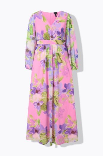 Moda za polnejše Haljina maxi dugih rukava V ovratnika plus velikost, xxl, Ulla Popken in Johann Popken (JP1880)