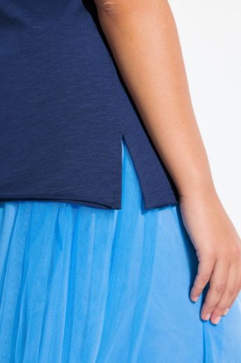 Moda za polnejše Majica kratkih rukava A kroja plus velikost, xxl, Ulla Popken in Johann Popken (JP1880)
