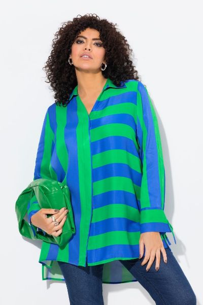 Slika Košulja s okomitim i vodoravnim prugama