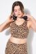 Slika Grudnjak sportski s leopard uzorkom
