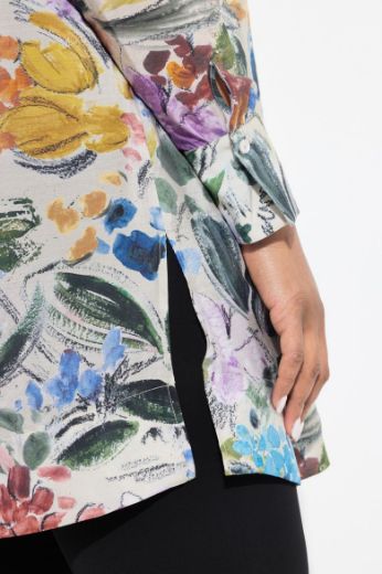 Moda za polnejše Bluza dugih rukava dužeg kroja plus velikost, xxl, Ulla Popken in Johann Popken (JP1880)