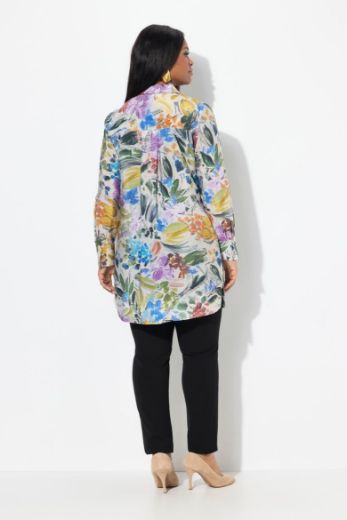 Moda za polnejše Bluza dugih rukava dužeg kroja plus velikost, xxl, Ulla Popken in Johann Popken (JP1880)