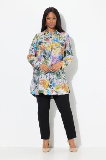 Moda za polnejše Bluza dugih rukava dužeg kroja plus velikost, xxl, Ulla Popken in Johann Popken (JP1880)