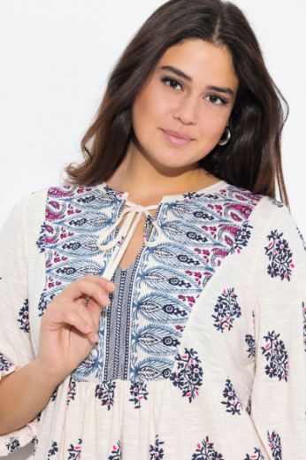 Moda za polnejše Tunika 3/4 rukava A kroja plus velikost, xxl, Ulla Popken in Johann Popken (JP1880)