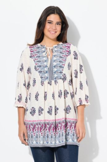 Moda za polnejše Tunika 3/4 rukava A kroja plus velikost, xxl, Ulla Popken in Johann Popken (JP1880)
