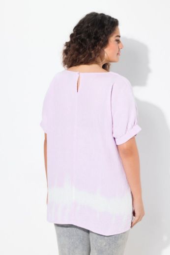 Moda za polnejše Bluza kratkih rukava V ovratnika plus velikost, xxl, Ulla Popken in Johann Popken (JP1880)