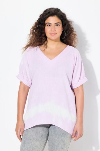 Moda za polnejše Bluza kratkih rukava V ovratnika plus velikost, xxl, Ulla Popken in Johann Popken (JP1880)
