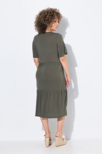 Moda za polnejše Haljina kratkih rukava okruglog ovratnika plus velikost, xxl, Ulla Popken in Johann Popken (JP1880)