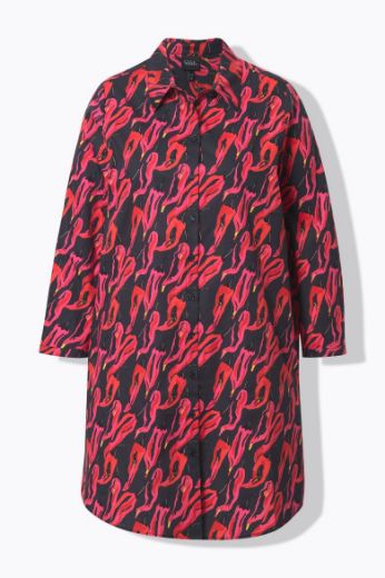 Moda za polnejše Bluza dugih rukava dužeg kroja plus velikost, xxl, Ulla Popken in Johann Popken (JP1880)