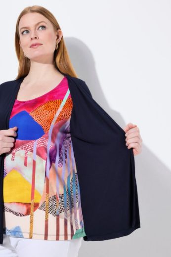 Moda za polnejše Majica 2 u 1 kratkih rukava plus velikost, xxl, Ulla Popken in Johann Popken (JP1880)
