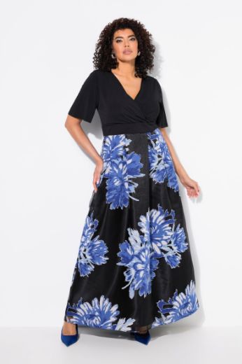 Moda za polnejše Haljina maxi V ovratnika plus velikost, xxl, Ulla Popken in Johann Popken (JP1880)