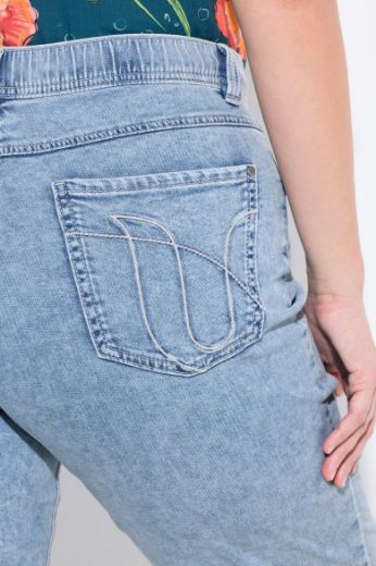 Moda za polnejše Traperice skraćenih nogavica plus velikost, xxl, Ulla Popken in Johann Popken (JP1880)