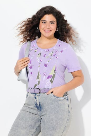 Moda za polnejše Majica kratkih rukava A kroja plus velikost, xxl, Ulla Popken in Johann Popken (JP1880)