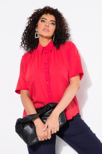 Moda za polnejše Bluza kratkih rukava plus velikost, xxl, Ulla Popken in Johann Popken (JP1880)