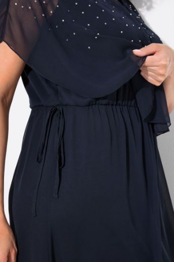Moda za polnejše Haljina maxi V ovratnika plus velikost, xxl, Ulla Popken in Johann Popken (JP1880)