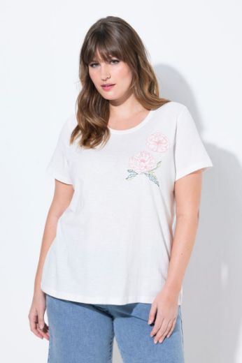 Moda za polnejše Majica kratkih rukava okruglog ovratnika plus velikost, xxl, Ulla Popken in Johann Popken (JP1880)