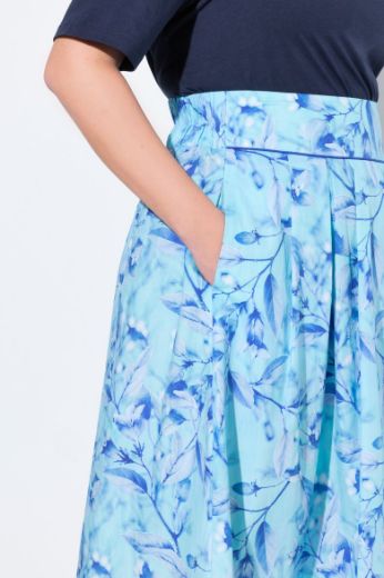 Moda za polnejše Suknja A kroja cvjetnog uzorka plus velikost, xxl, Ulla Popken in Johann Popken (JP1880)