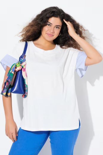 Moda za polnejše Majica kratkih rukava okruglog ovratnika plus velikost, xxl, Ulla Popken in Johann Popken (JP1880)