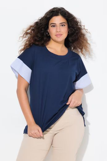Moda za polnejše Majica kratkih rukava okruglog ovratnika plus velikost, xxl, Ulla Popken in Johann Popken (JP1880)