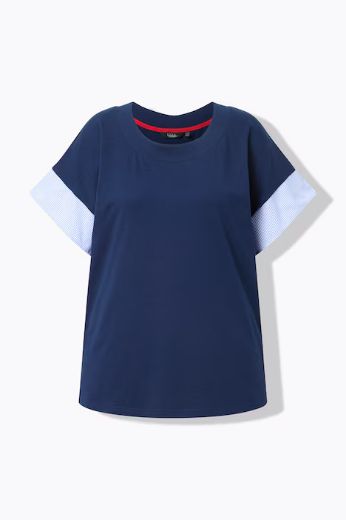 Moda za polnejše Majica kratkih rukava okruglog ovratnika plus velikost, xxl, Ulla Popken in Johann Popken (JP1880)