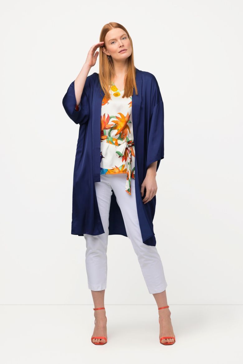 Moda za polnejše Bluza 3/4 rukava dužeg kroja plus velikost, xxl, Ulla Popken in Johann Popken (JP1880)