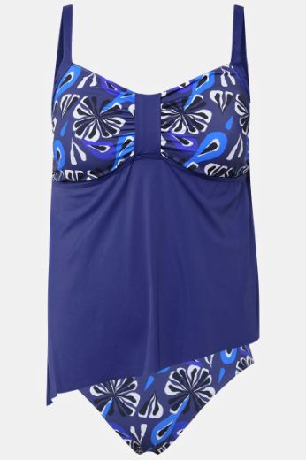 Moda za polnejše Kupaći kostim Tankini plus velikost, xxl, Ulla Popken in Johann Popken (JP1880)