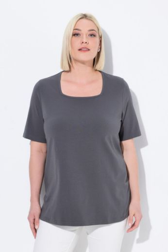Moda za polnejše Majica kratkih rukava A kroja plus velikost, xxl, Ulla Popken in Johann Popken (JP1880)
