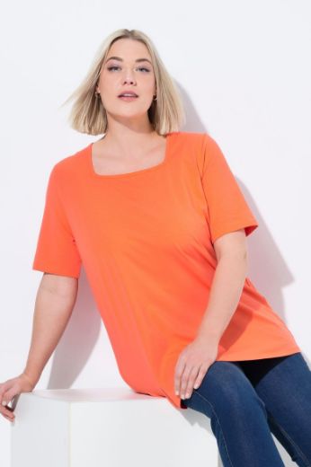 Moda za polnejše Majica kratkih rukava A kroja plus velikost, xxl, Ulla Popken in Johann Popken (JP1880)