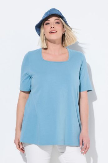 Moda za polnejše Majica kratkih rukava A kroja plus velikost, xxl, Ulla Popken in Johann Popken (JP1880)