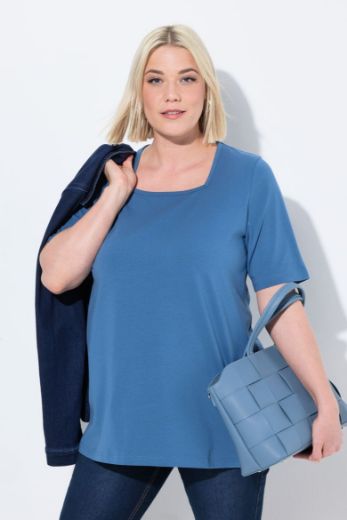 Moda za polnejše Majica kratkih rukava A kroja plus velikost, xxl, Ulla Popken in Johann Popken (JP1880)