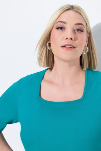 Moda za polnejše Majica kratkih rukava A kroja plus velikost, xxl, Ulla Popken in Johann Popken (JP1880)