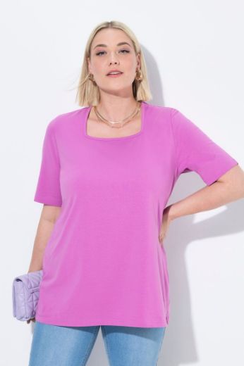 Moda za polnejše Majica kratkih rukava A kroja plus velikost, xxl, Ulla Popken in Johann Popken (JP1880)