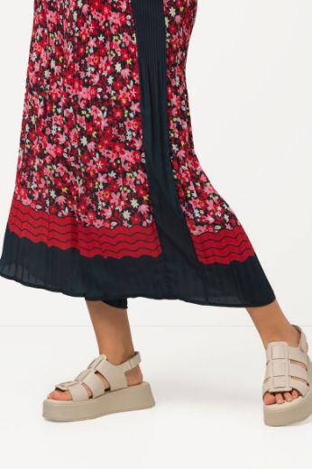 Moda za polnejše Hlače širokih nogavica cvjetnog uzorka plus velikost, xxl, Ulla Popken in Johann Popken (JP1880)