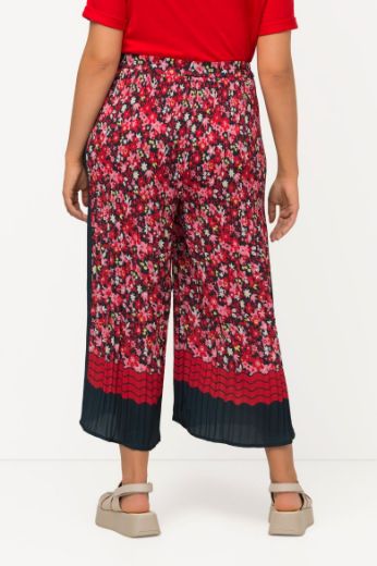 Moda za polnejše Hlače širokih nogavica cvjetnog uzorka plus velikost, xxl, Ulla Popken in Johann Popken (JP1880)