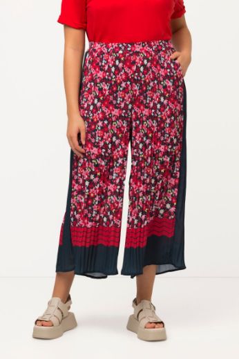 Moda za polnejše Hlače širokih nogavica cvjetnog uzorka plus velikost, xxl, Ulla Popken in Johann Popken (JP1880)