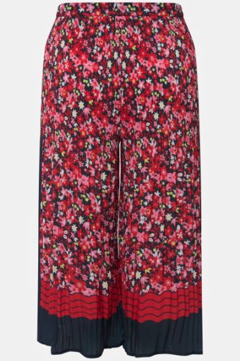 Moda za polnejše Hlače širokih nogavica cvjetnog uzorka plus velikost, xxl, Ulla Popken in Johann Popken (JP1880)