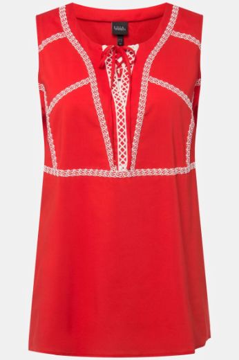 Moda za polnejše Majica bez rukava A kroja plus velikost, xxl, Ulla Popken in Johann Popken (JP1880)