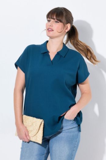 Moda za polnejše Majica Polo plus velikost, xxl, Ulla Popken in Johann Popken (JP1880)