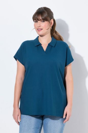 Moda za polnejše Majica Polo plus velikost, xxl, Ulla Popken in Johann Popken (JP1880)