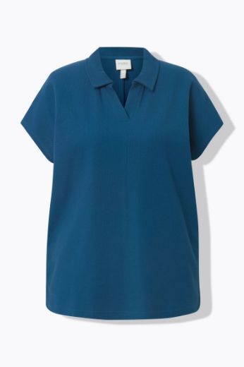 Moda za polnejše Majica Polo plus velikost, xxl, Ulla Popken in Johann Popken (JP1880)