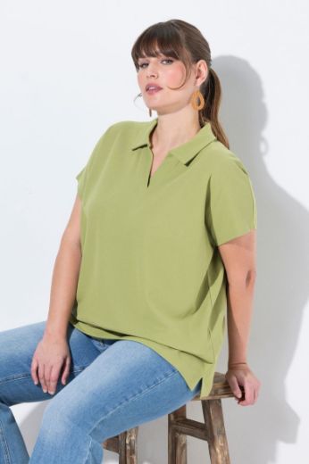 Moda za polnejše Majica Polo plus velikost, xxl, Ulla Popken in Johann Popken (JP1880)