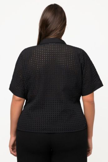 Moda za polnejše Bluza kratkih rukava V ovratnika plus velikost, xxl, Ulla Popken in Johann Popken (JP1880)
