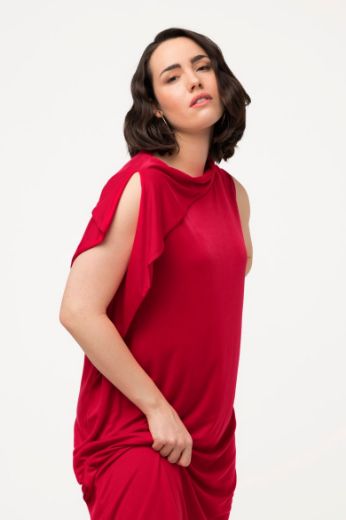 Moda za polnejše Haljina s produženim ovratnikom bez rukava plus velikost, xxl, Ulla Popken in Johann Popken (JP1880)