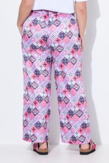 Moda za polnejše Hlače širokih ravnih nogavica plus velikost, xxl, Ulla Popken in Johann Popken (JP1880)
