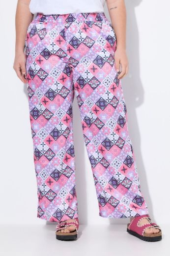 Moda za polnejše Hlače širokih ravnih nogavica plus velikost, xxl, Ulla Popken in Johann Popken (JP1880)