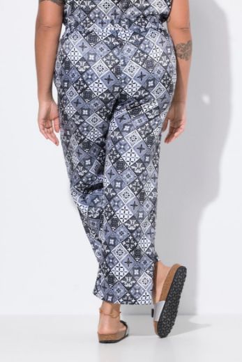 Moda za polnejše Hlače širokih ravnih nogavica plus velikost, xxl, Ulla Popken in Johann Popken (JP1880)